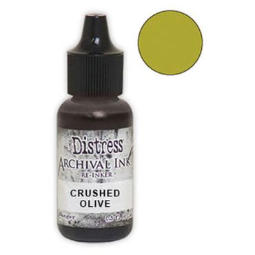 DISTRESS ARCHIVAL CRUSHED OLIVE INK RECHARGE