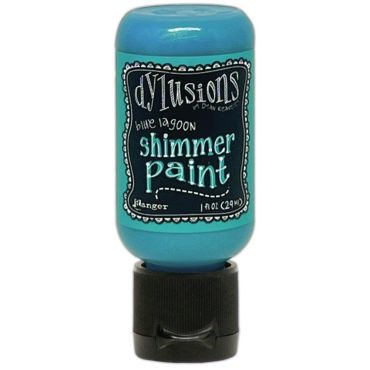 DYLUSIONS ACRYLIC PAINT SHIMMER PAINT BLUE LAGOON 29 ML