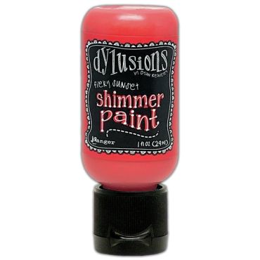 DYLUSIONS ACRYLIC PAINT SHIMMER PAINT FIERY SUNSET 29 ML