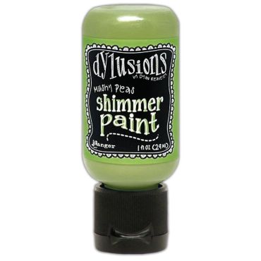 DYLUSIONS ACRYLIC PAINT SHIMMER PAINT MUSHY PEAS 29 ML