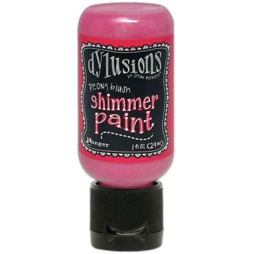 DYLUSIONS ACRYLIC PAINT SHIMMER PAINT PEONY BLUSH 29 ML
