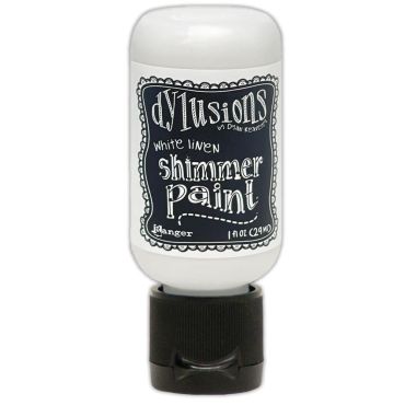 DYLUSIONS ACRYLIC PAINT SHIMMER PAINT WHITE LINEN 29 ML