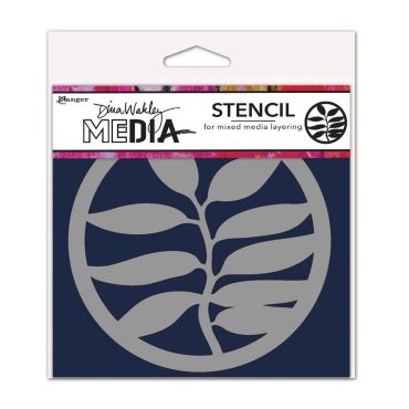 DINA WAKLEY STENCILS 6X6 - A FROND COASTER