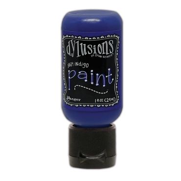 Dylusions Acrylic Paint 1oz, Just Indigo