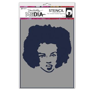 DINA WAKLEY STENCILS 6X9 - PROUD WOMAN
