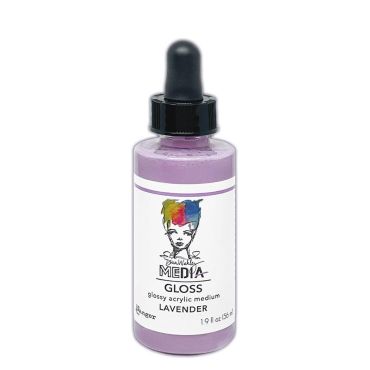 Dina Wakley Gloss 2oz Dropper Style - Lavender