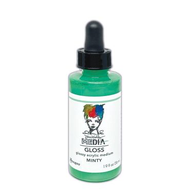 Dina Wakley Gloss 2oz Dropper Style - Minty