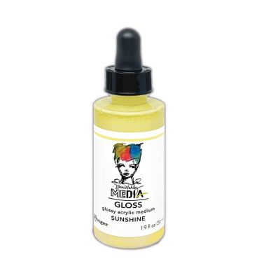 Dina Wakley Gloss 2oz Dropper Style - Sunshine