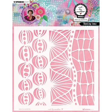 Art by Marlene - Masque Dancing Lines - 1 Pièce