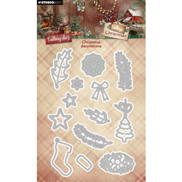 SL Matrices de coupe Christmas Decorations Cottage Christmas