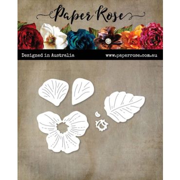 PAPER ROSE ETCHED PANSY 1 MATRICE DE COUPE