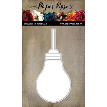 PAPER ROSE LIGHTBULB MATRICE DE COUPE
