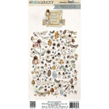 49 and Market - Faded Memory Lane - Laser Cut Outs : Wildflowers