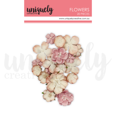 UNIQUELY FLEURS - DUSTY PINK