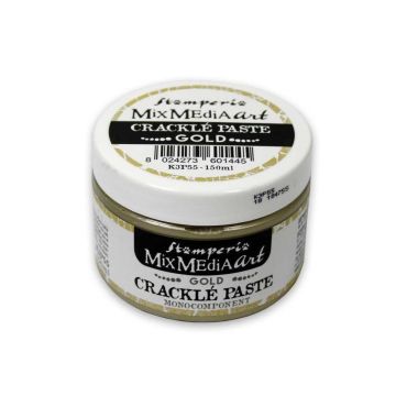 STAMPERIA CRACKLE PASTE GOLD 150ML