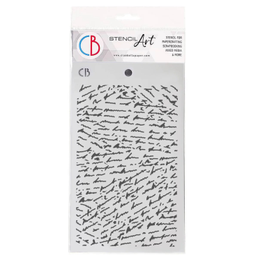 CIAO BELLA STENCIL ESPRIT DE VOYAGE HANDWRITTEN 5X8