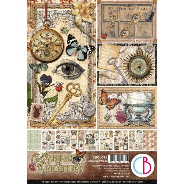 CIAO BELLA CABINET OF CURIOSITIES - BLOC CREATIF A4, 9/PQT