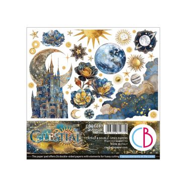 CIAO BELLA CELESTIAL - ENSEMBLE PAPIER FUSSY CUT 6X6 24/PQT