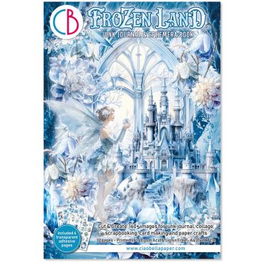 CIAO BELLA FROZEN LAND JUNK JOURNAL & LIVRE EPHEMERES A4 32/PQT