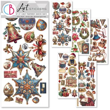 CIAO BELLA TOY SHOP FEUILLES ADHESIVES TRANSPARENTES 5/PQT