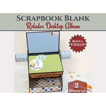 CRAFTREAT SCRAPBOOK BLANKS - ROLODEX - COULEUR KRAFT