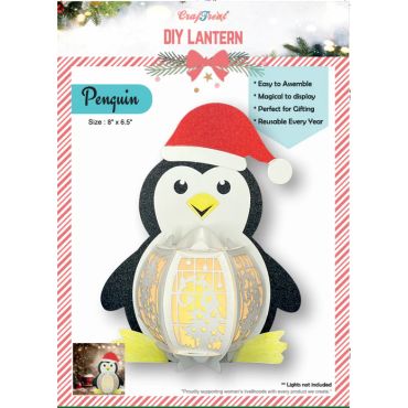 CRAFTREAT DIY LANTERNES EN PAPIER - PINGOUIN
