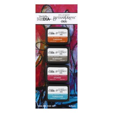 DINA WAKLEY -  SPELLBINDERS BETTERPRESS MINI ENCRE DINA'S FAVES, ENSEMBLE D