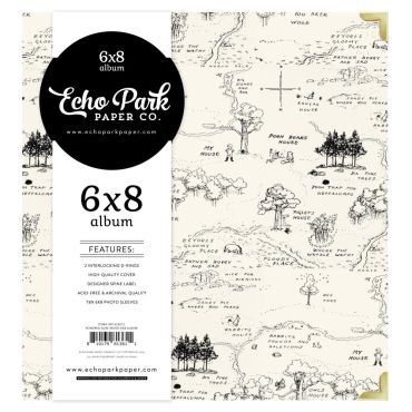 ECHO PARK THE HOUSE AT POOH CORNER ALBUM 6X8 - HUNDRED ACRE WOOD