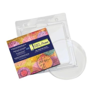 GEL PRESS GEL PRINTING PLATE ROUND 6 POUCES