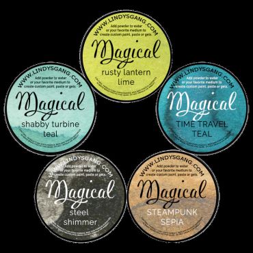LINDY'S STAMP GANG MAGICALS ENSEMBLE DE POUDRES A PIGMENTS INDUSTRIAL CHIC
