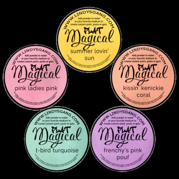 LINDY'S STAMP GANG MAGICALS ENSEMBLE DE POUDRES A PIGMENTS BEAUTY SCHOOL DR