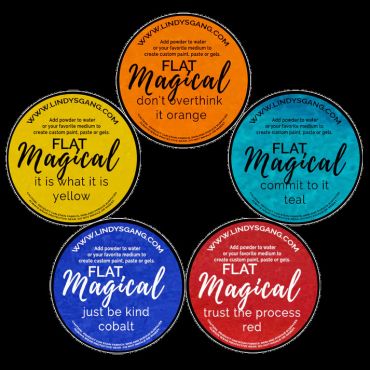 LINDY'S STAMP GANG MAGICALS ENSEMBLE DE POUDRES A PIGMENTS WORDS OF WISDOM