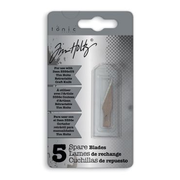 TIM HOLTZ LAMES DE RECHANGE POUR COUTEAU RETRACTABLE 5/PQT