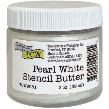 TCW STENCIL BUTTER PEARL WHITE