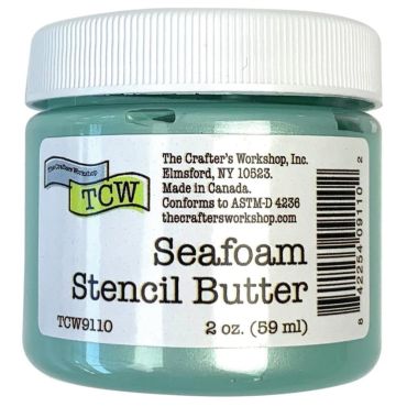 TCW STENCIL BUTTER SEA FOAM