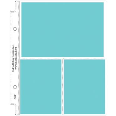 DOODLEBUG PROTEGE-PAGES MINI ALBUM - COMBO 6X8, 12 PIECES