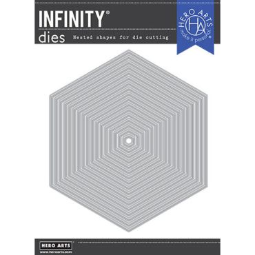 HERO ARTS HEXAGONS INFINITY DIES MATRICE DE COUPE