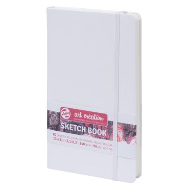 TALENS ART CREATION SKETCHBOOK 140G 5.1X8.3, WHITE, 80 FEUILLES
