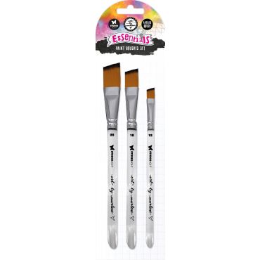 STUDIO LIGHT PAINT BRUSHES SET ANGULAR SET 3 PCS