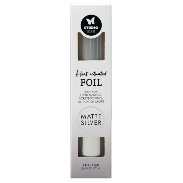 STUDIO LIGHT HOT FOIL MATTE SILVER ESSENTIALS 5M