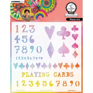 ART BY MARLENE, ABM MASQUE PLAYING CARD, 1 PC