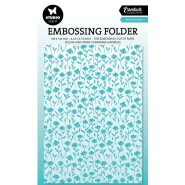 SL PLIOIR A GAUFRAGE WILD FLOWERS ESSENTIALS 1 PC