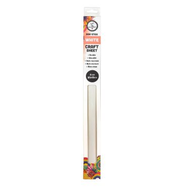 ABM - FEUILLE DE PAPIER KRAFT BLANCHE, ANTIADHESIVE, 1 FEUILLE