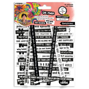 ABM - ELEMENTS EN PAPIER : BEAUCOUP DE CITATIONS, 1 PIECE