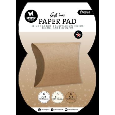 SL ENSEMBLE POUR BOITES CADEAUX PILLOW BOX ESSENTIALS 18 FEUILLES