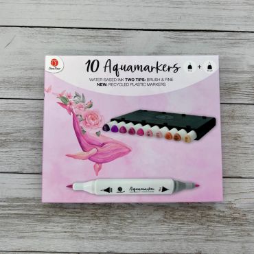 Deco Time Aquamarkers - Floral Dreams