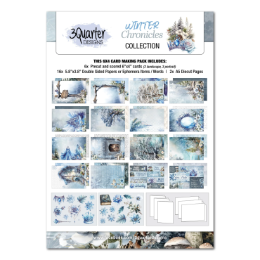 3Quarter Designs Ensemble de Cartes 6x4 - Winter Chronicles
