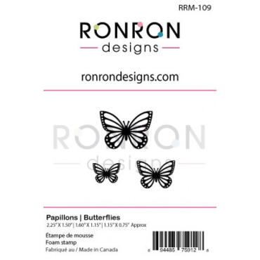 *À Venir* Ronron Designs Étampe De Mousse: Papillons