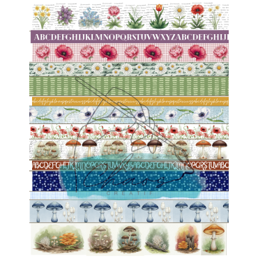Le Chaos Créatif - Washi Champifleurs