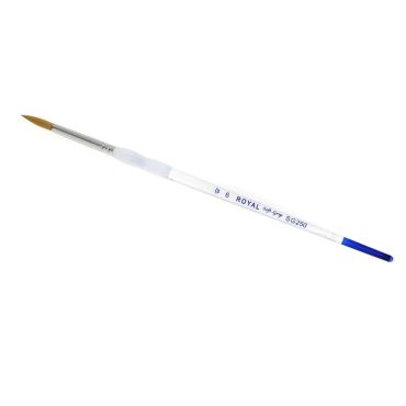 ROYAL & LANGNICKEL PINCEAUX EN TAKLON DORE A PRISE SOUPLE, RONDS, 6